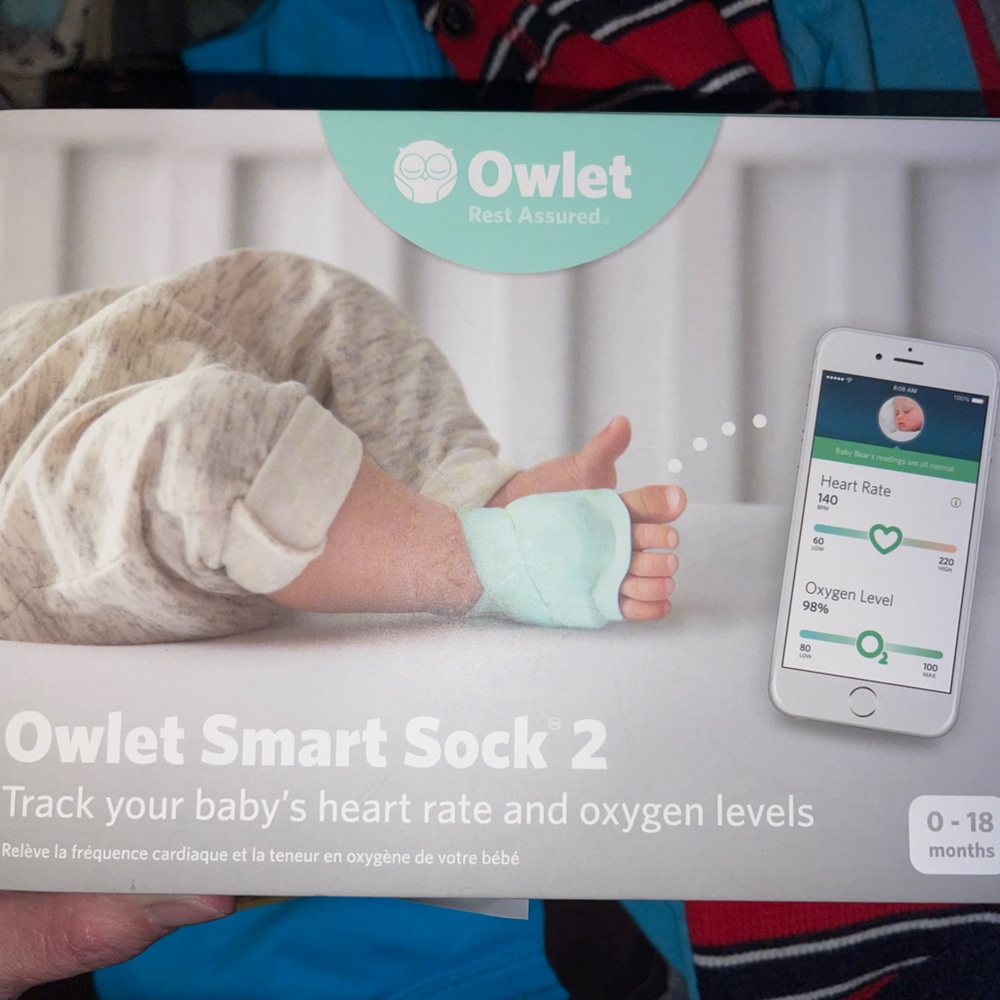 Owlet Baby Monitor Sock with Charger
